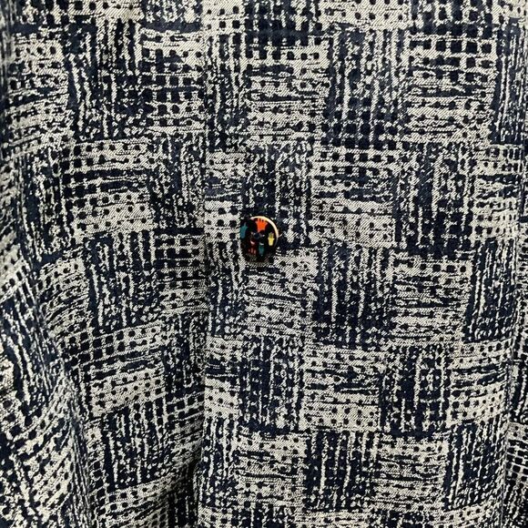 LUCHIANO VISCONTI BLACK Long Sleeve Dress Shirt - Picture 5 of 6